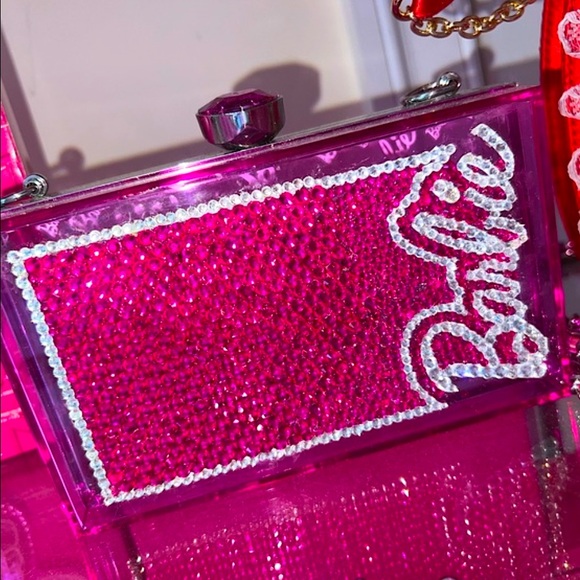 Barbie Rhinestone Box Crossbody Bag - Picture 2 of 5
